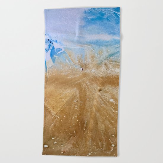 Take me to the beach, Leave me there alone Beach Towel
