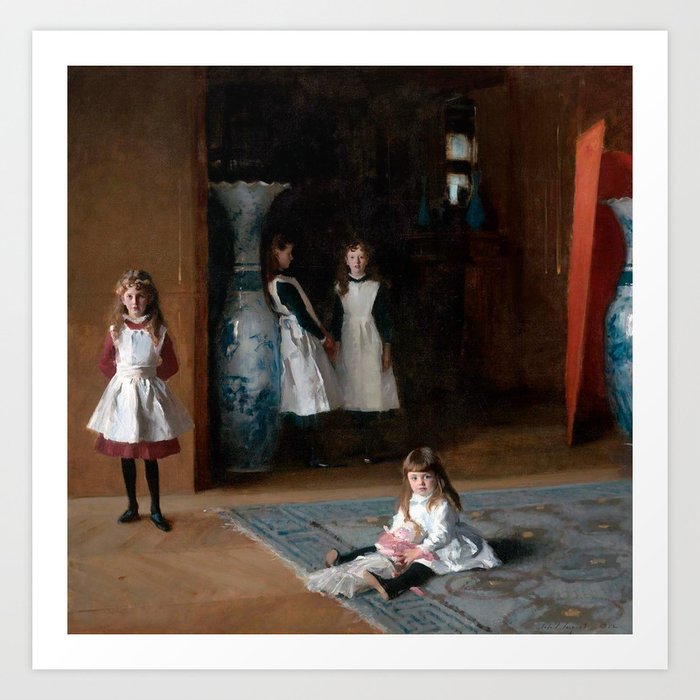John Singer Sargent The Daughters of Edward Darley Boit 1882 Art Print