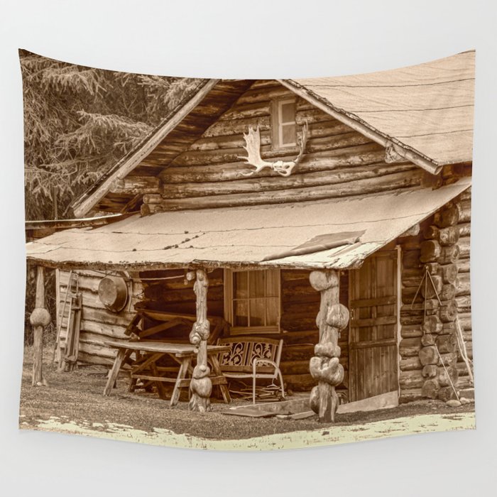 Tapestry log top