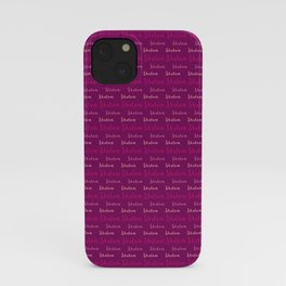 Shalom Pink Pattern iPhone Case