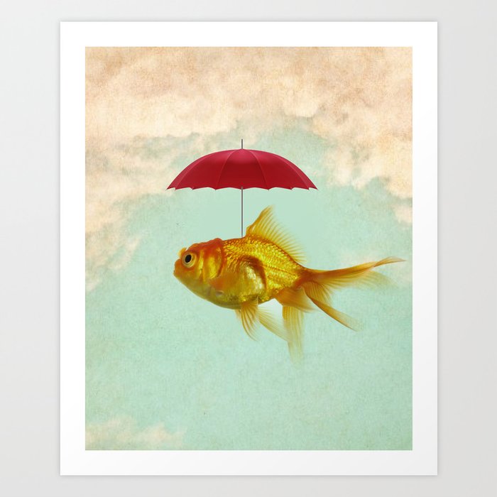 under cover goldfish 02 Art Print