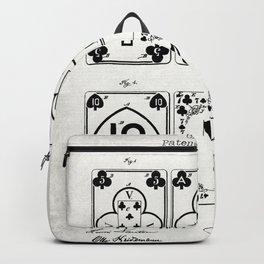 Playing cards old patent Backpack