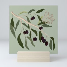 Olive branch Mini Art Print