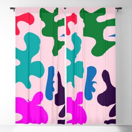 10 Henri Matisse Inspired 220527 Abstract Shapes Organic Valourine Original Blackout Curtain