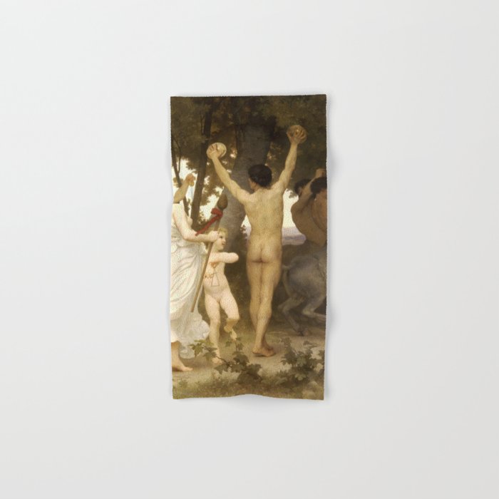 Feast of Bacchus by William Adolphe Bouguereau Hand & Bath Towel