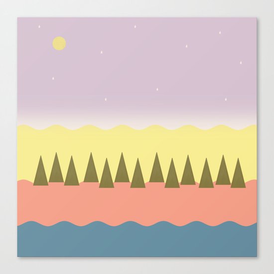 Layers Canvas Print