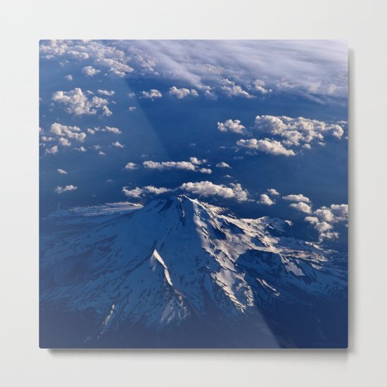 Mt. Hood Aerial Metal Print