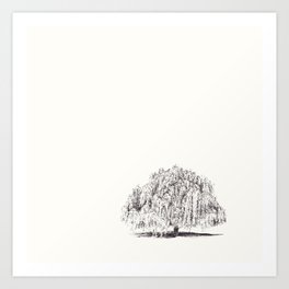 weeping willow Art Print