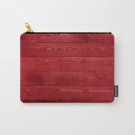 Red wooden background Carry-All Pouch