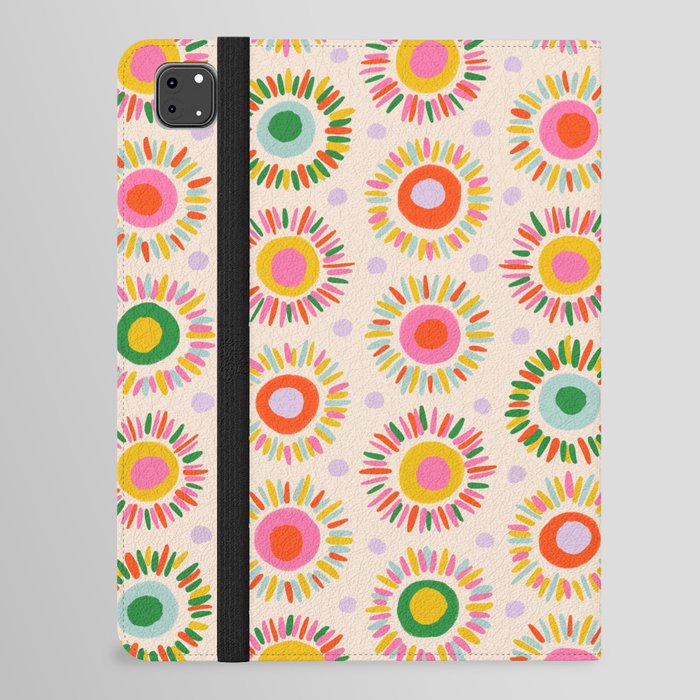 Sunny pattern iPad Folio Case