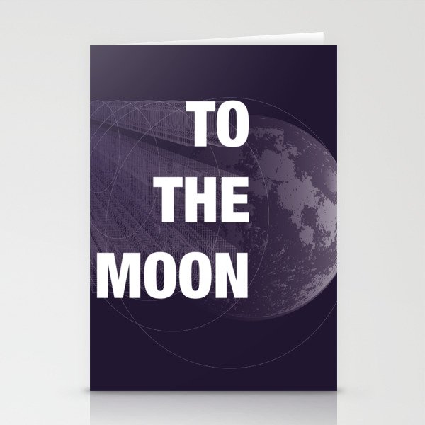 GameStonk to the Moon Essential Stationery Cards