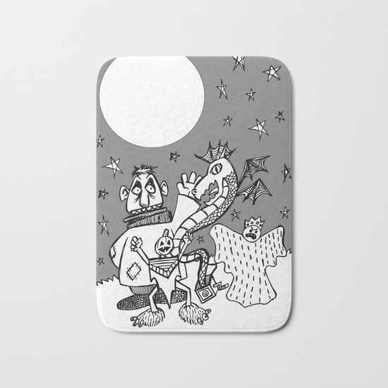 They Only Come Out At Night Bath Mat