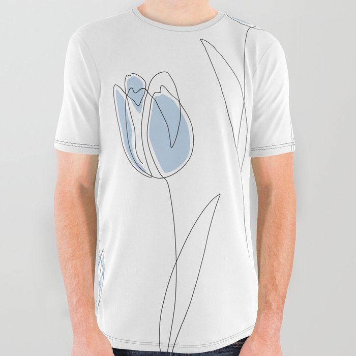Blue Tulip All Over Graphic Tee
