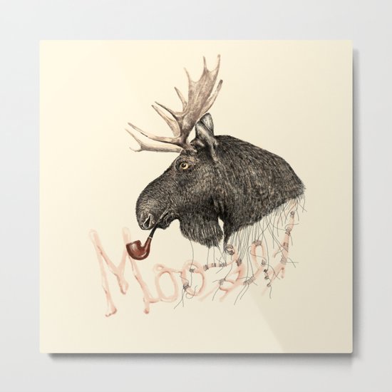 moose Metal Print