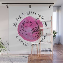 Baby Galaxy Girl Wall Mural