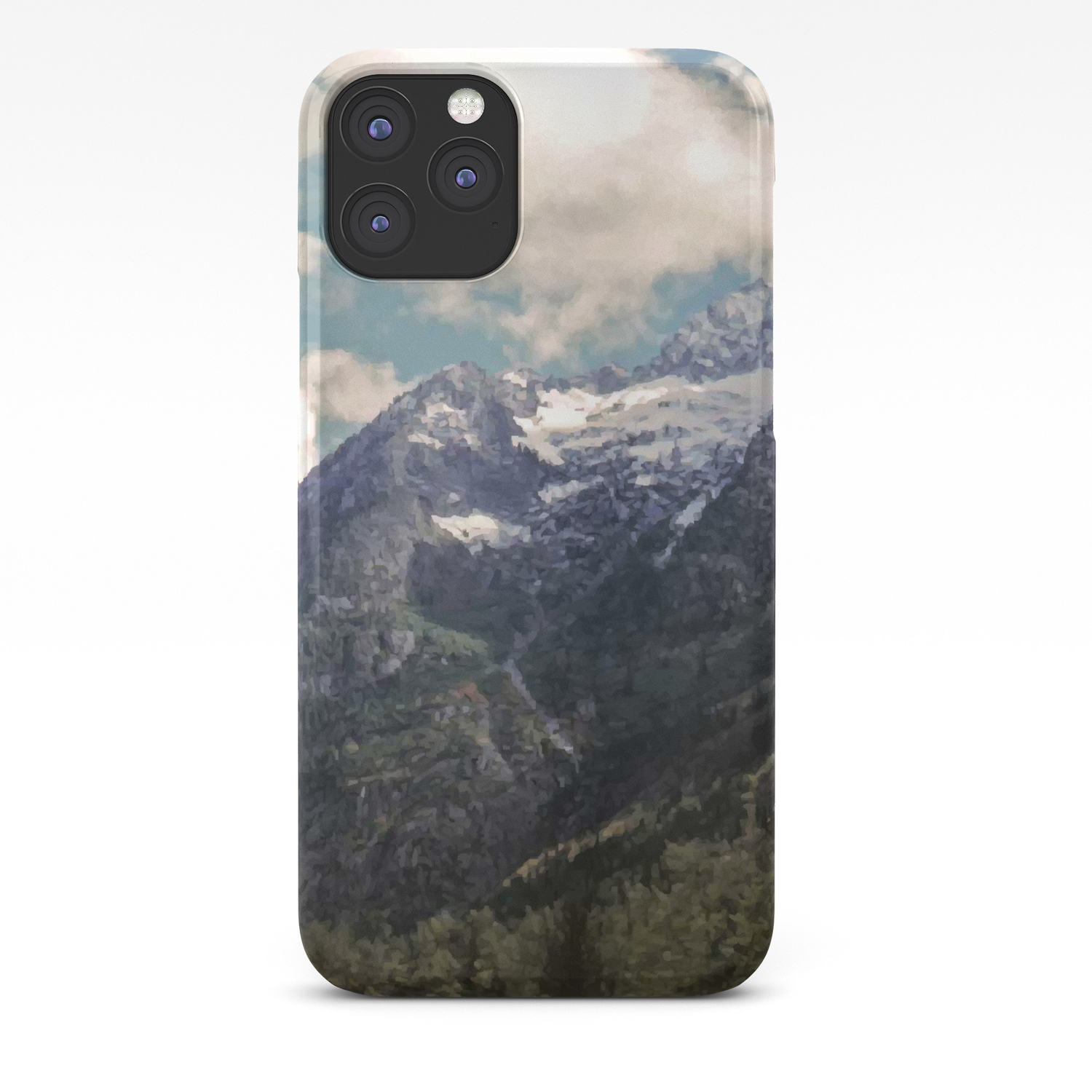 Pikes Peak Digital Painting Iphone Case By Chris Andres Society6