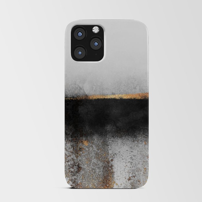 Soot And Gold iPhone Card Case