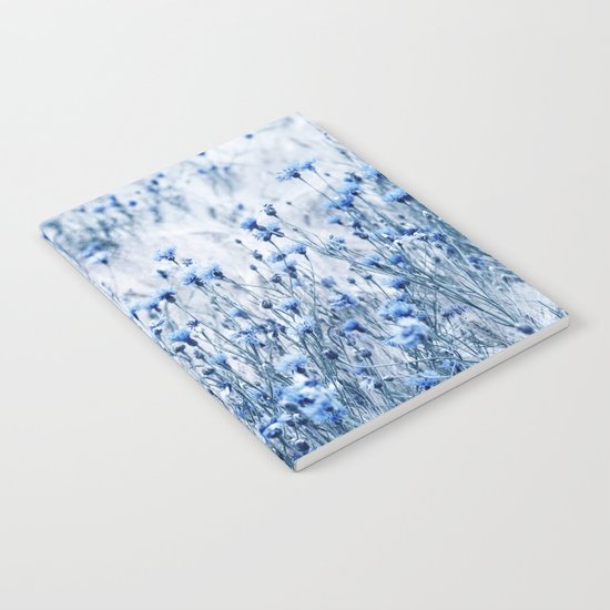 Cornflowers in summer time Notebook
