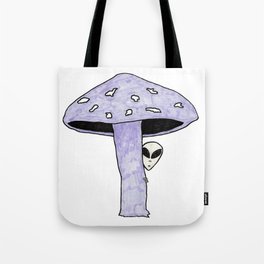 Mushroom Alien Tote Bag
