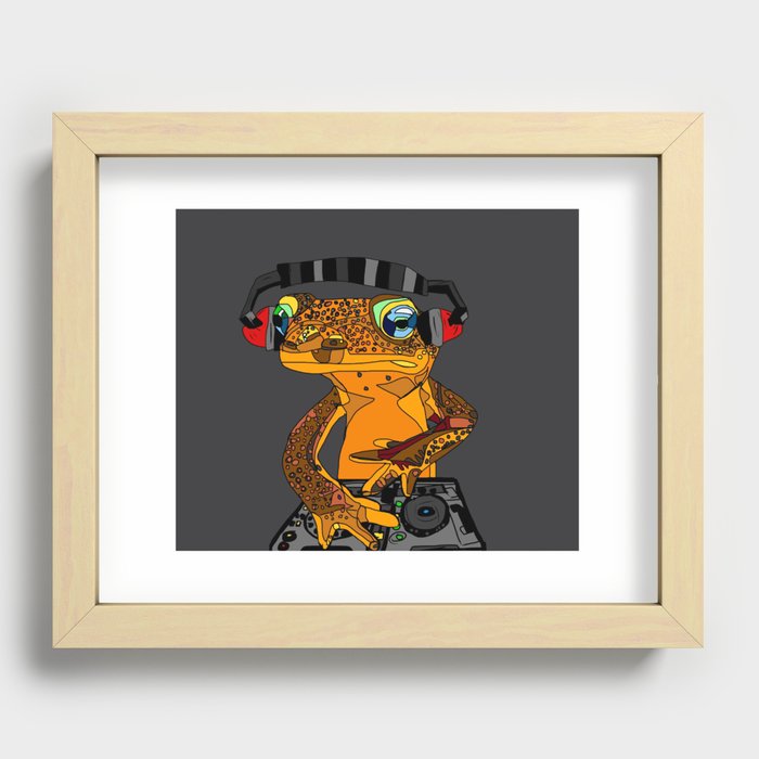 DJ Newt Recessed Framed Print