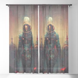 The Astral Prophet Sheer Curtain
