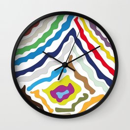 Colorful area Wall Clock