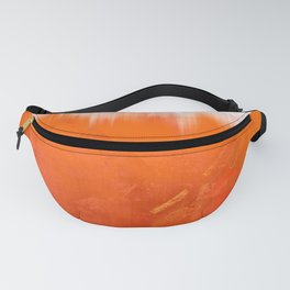 White and Orange Fanny Pack