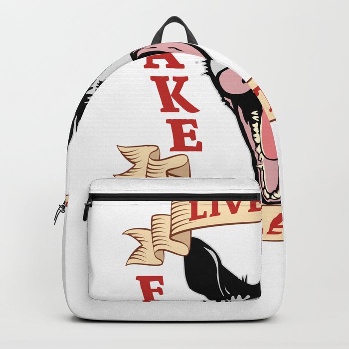 Possum Live Ugly Fake your Death Opossum Team Trash Backpack by