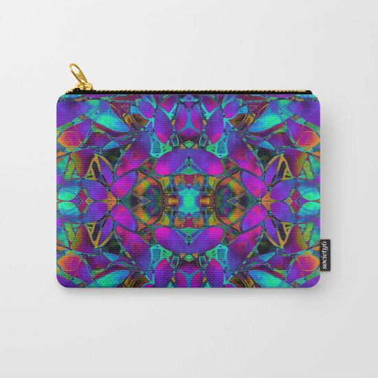 Fractal Floral Abstract G293 Carry-All Pouch