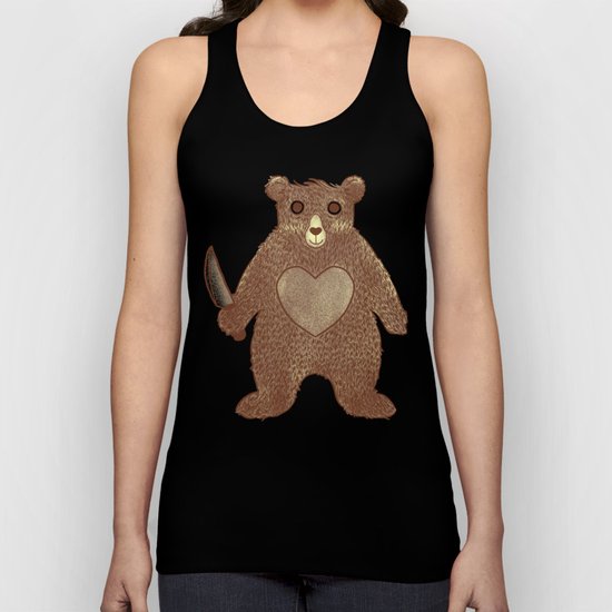 I Love You (Bear) Unisex Tank Top