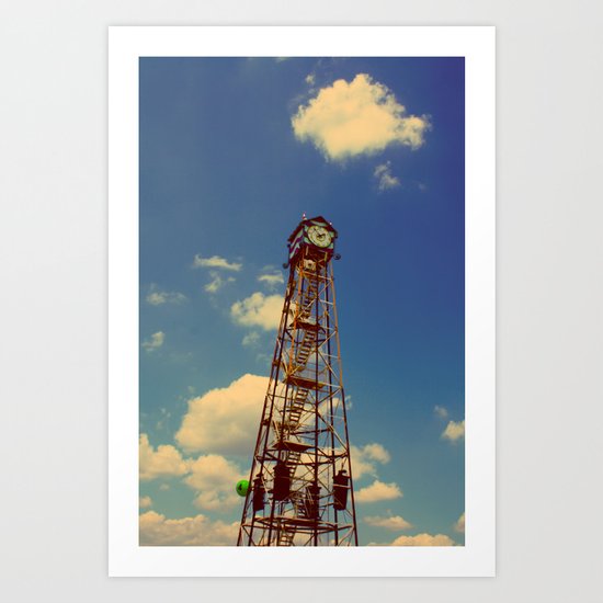 CLOCK TOWER Art Print