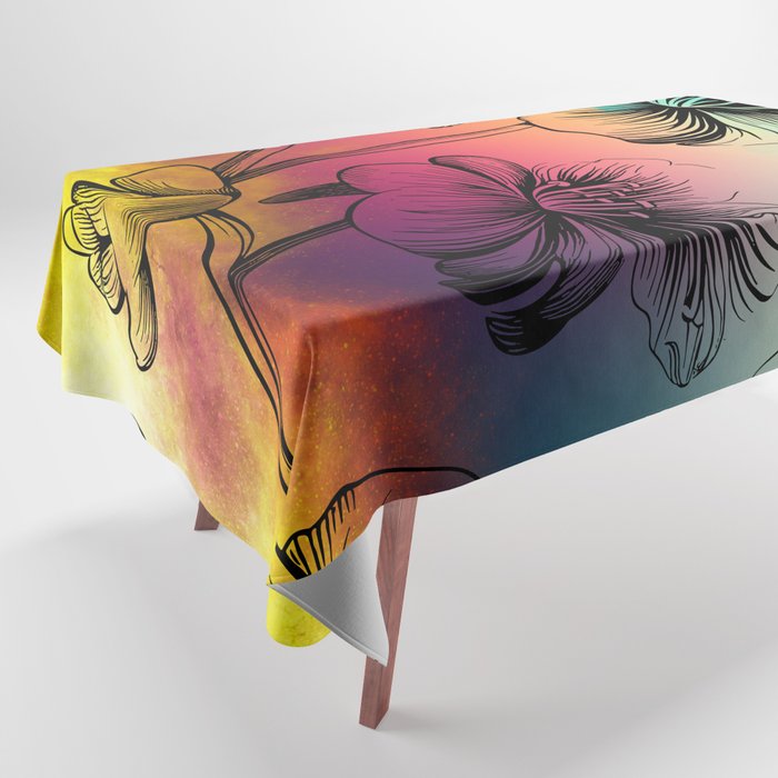 Sunset Floral Tablecloth