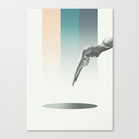 Diver Canvas Print