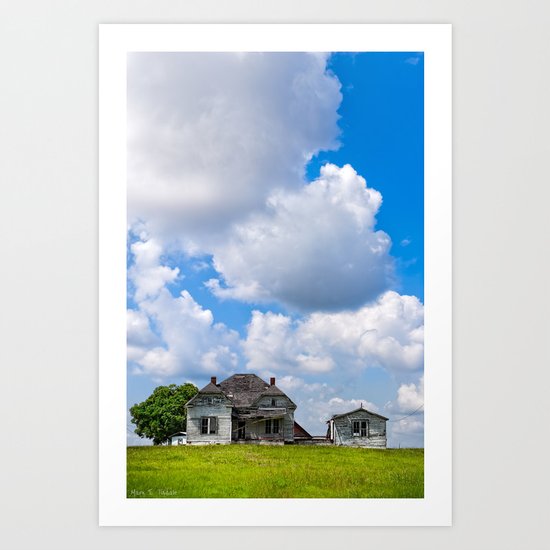 Lonesome Hill - Rural Georgia Art Print