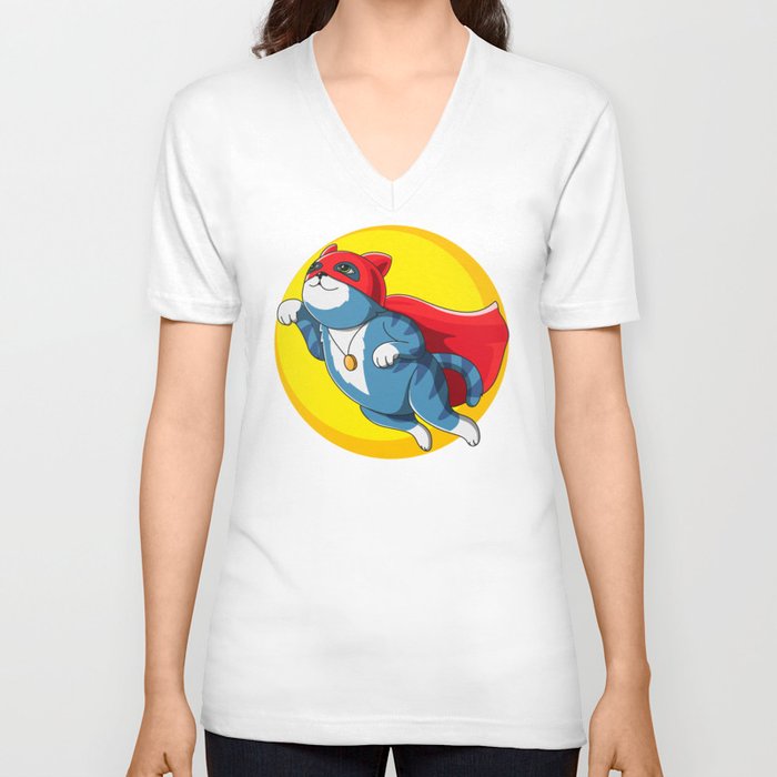 Superman v neck t shirt discount