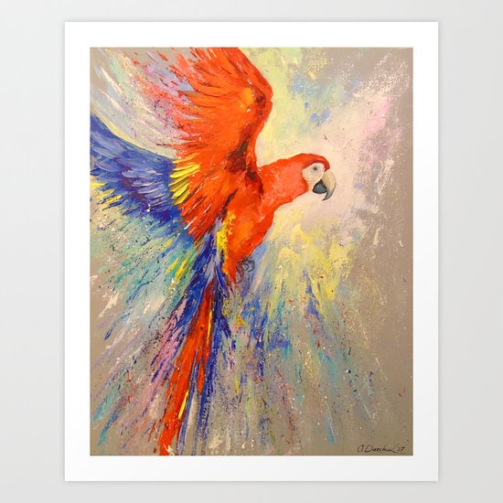Parrot Art Print