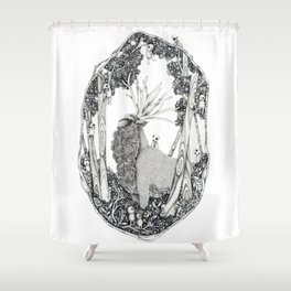 Forest Spirit Shower Curtain