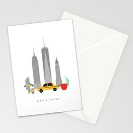 New York City, NYC Skyline Stationery Card
