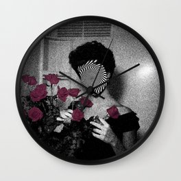 Stop and Smell the Roses Wall Clock