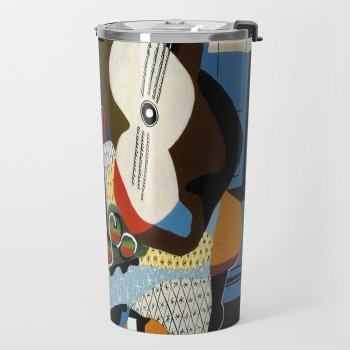 Pablo Picasso Mandolin and Guitar Travel Mug by jjbzz ...