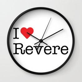 I Heart Revere, MA Wall Clock