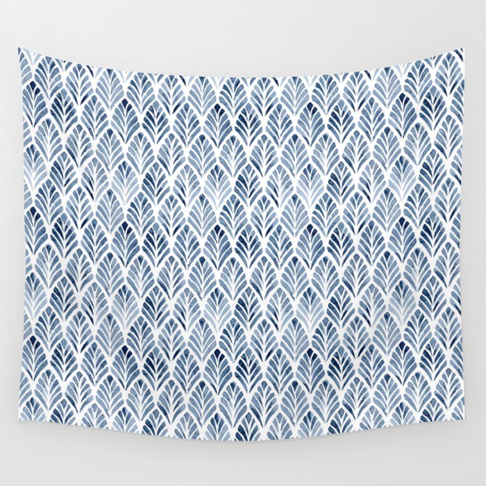 Indigo Forest Wall Tapestry