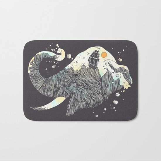The Grey Gust and the Savage Sea Bath Mat