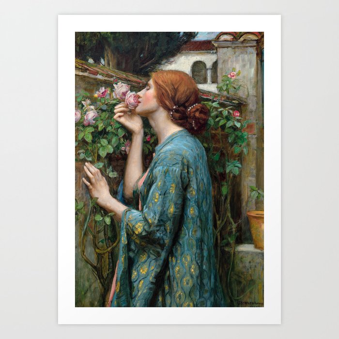 The Soul of the Rose - John William Waterhouse Art Print
