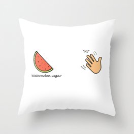 watermelon sugar Throw Pillow