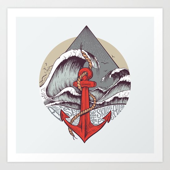 Smooth Sailing Art Print