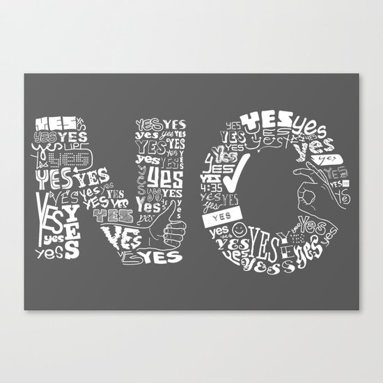 Mixed Messages Canvas Print
