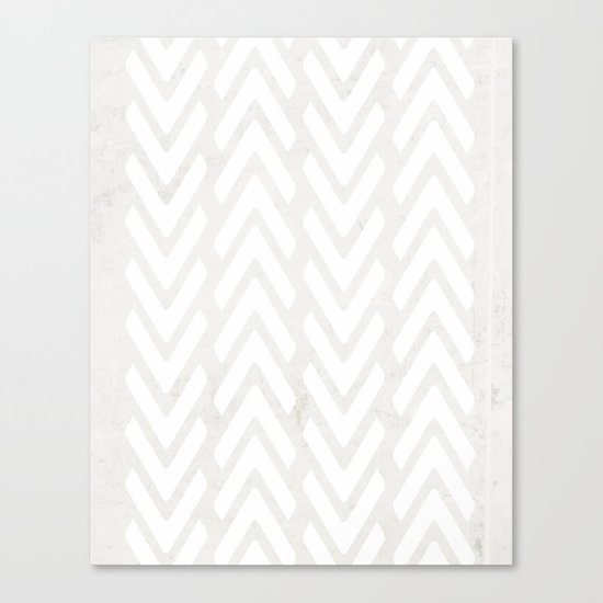 Chevron Tracks Canvas Print