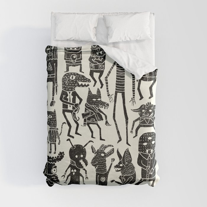 Bump in the Night Duvet Cover