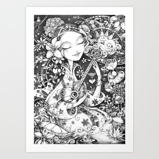 Weeping Widow Art Print